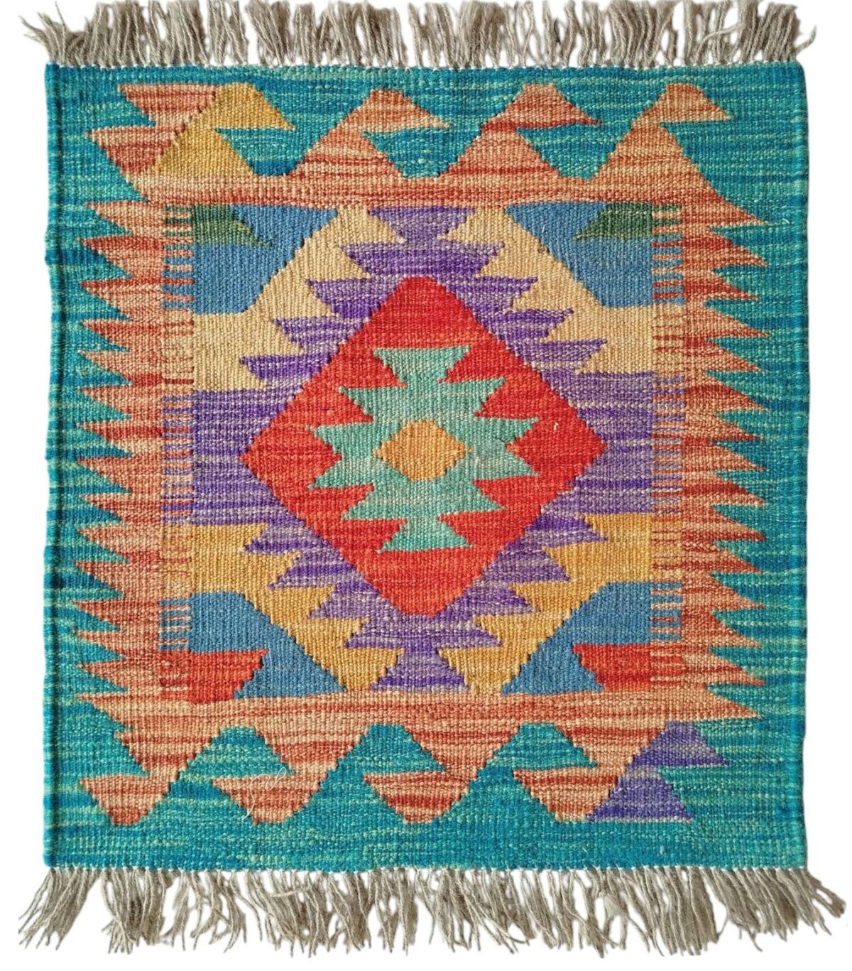 Afghan small wool rugs - Image 1