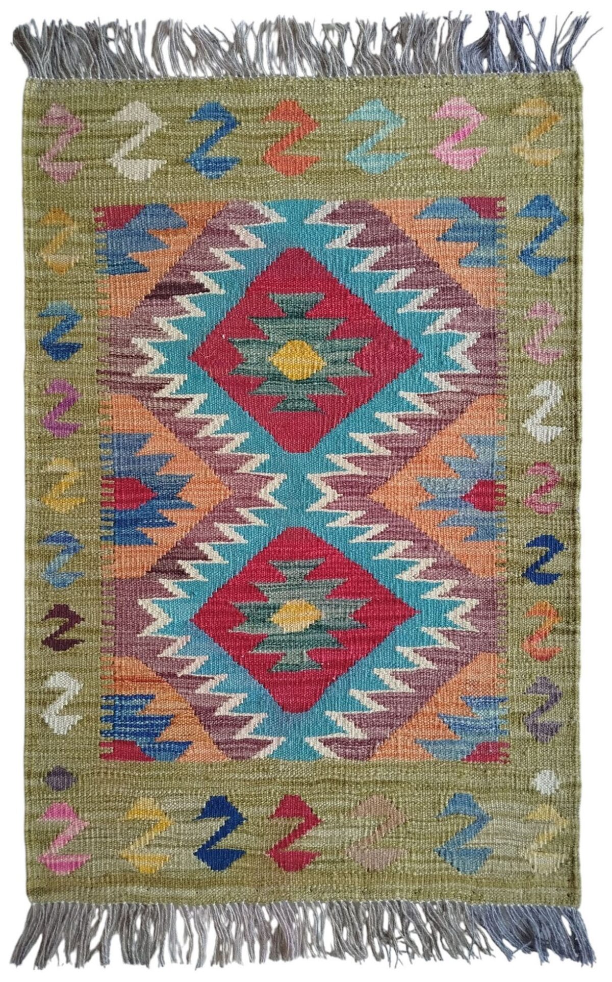Afghan small wool rugs - Image 1
