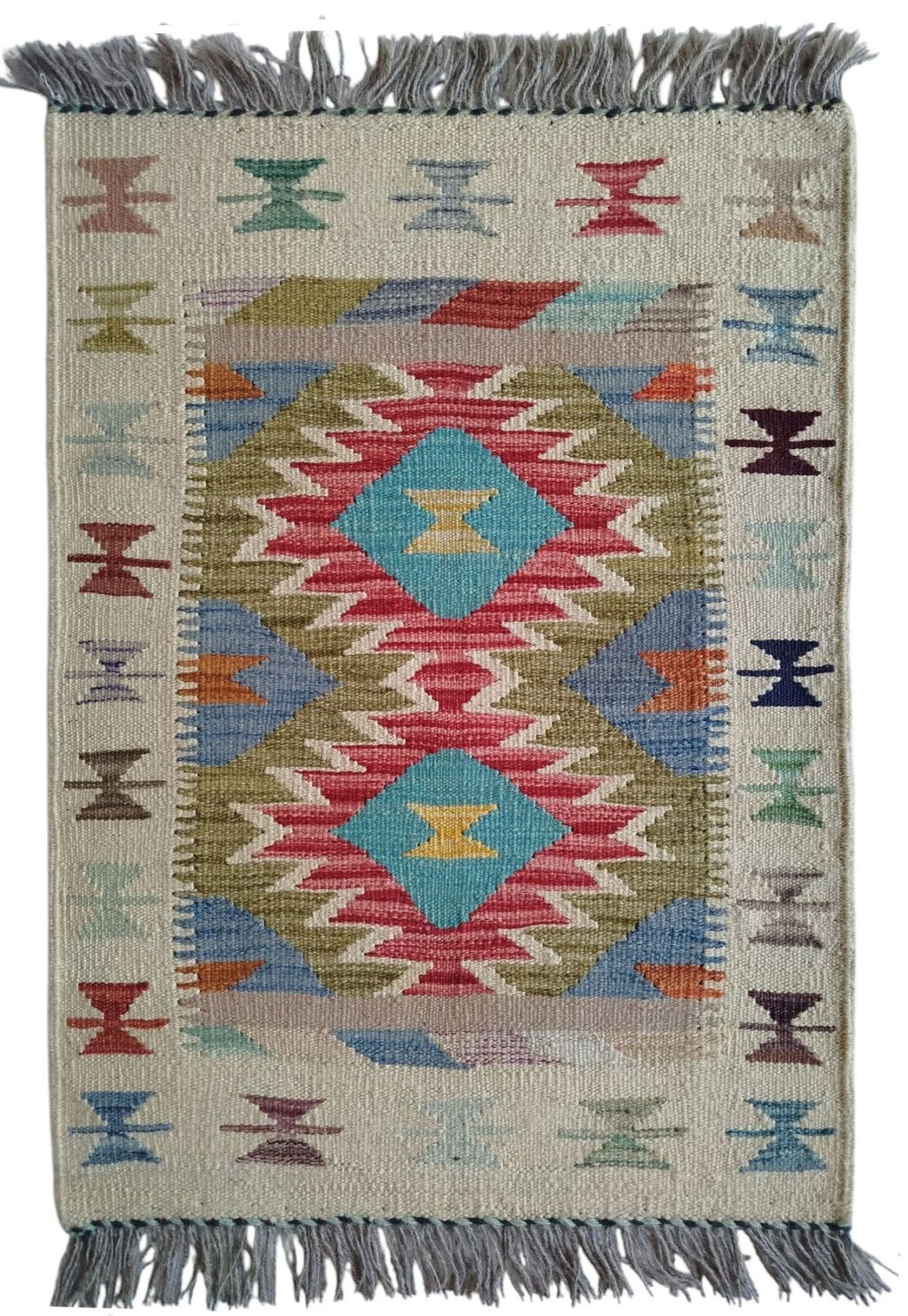 Afghan small wool rugs - Image 1