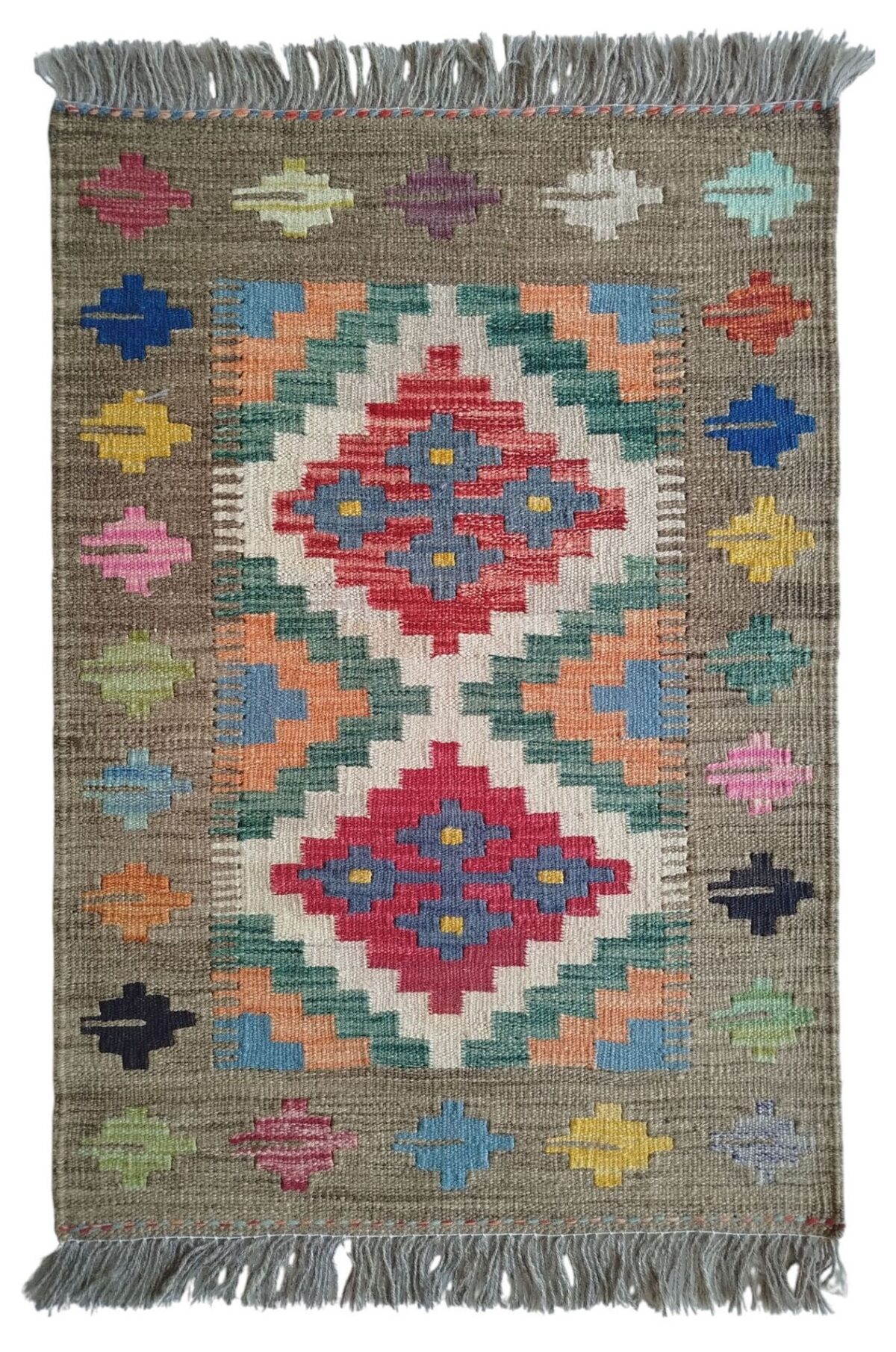 Afghan small wool rugs - Image 1