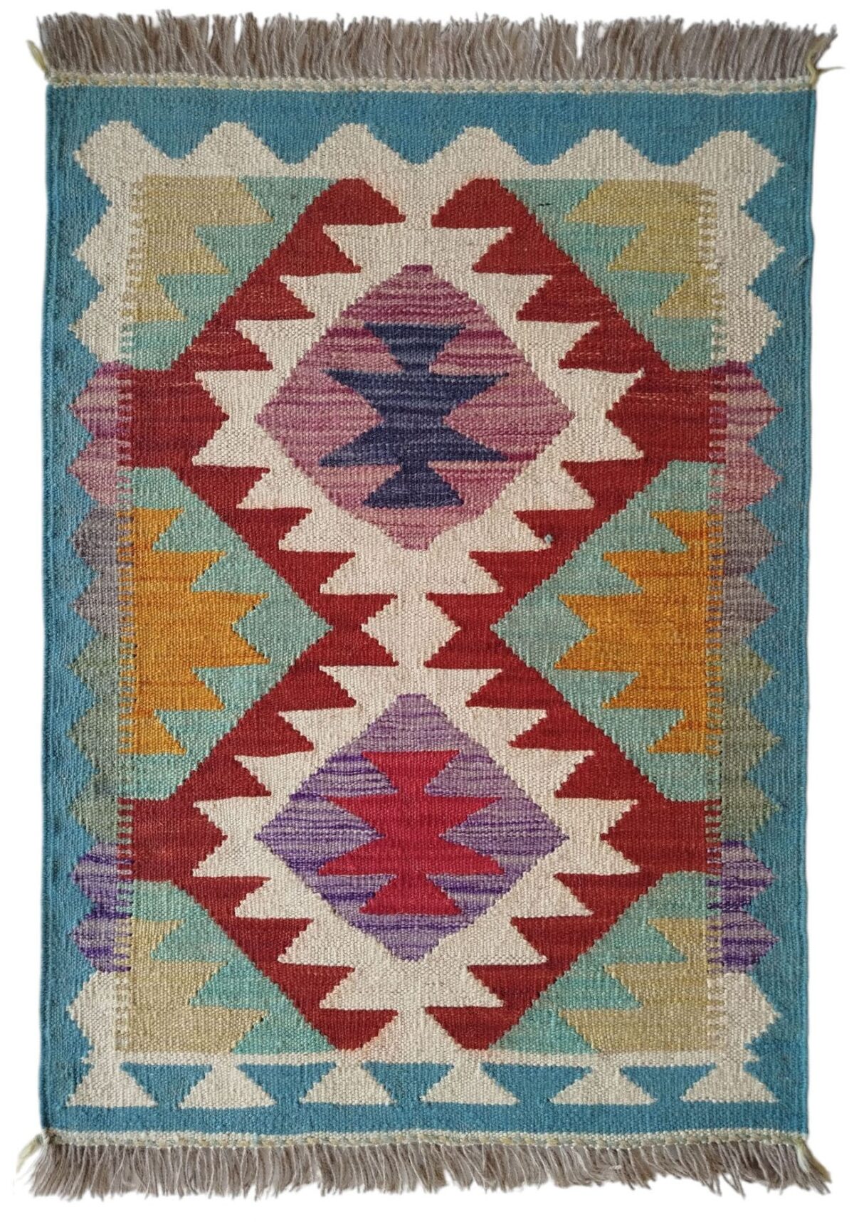 Afghan small wool rugs - Image 1